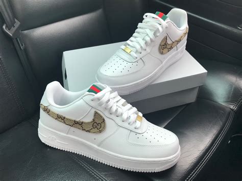 nike air gucci custom|Gucci air force 1 fabric.